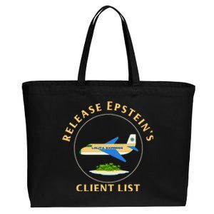 Release Epstein's Client List Cotton Canvas Jumbo Tote