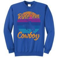 Ride 'Em Cow Horse Lover Galloping Horse Rodeo Great Gift Sweatshirt