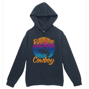 Ride 'Em Cow Horse Lover Galloping Horse Rodeo Great Gift Urban Pullover Hoodie