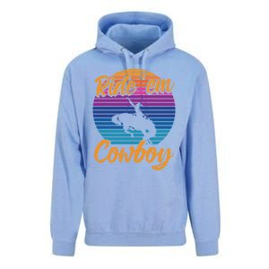 Ride 'Em Cow Horse Lover Galloping Horse Rodeo Great Gift Unisex Surf Hoodie