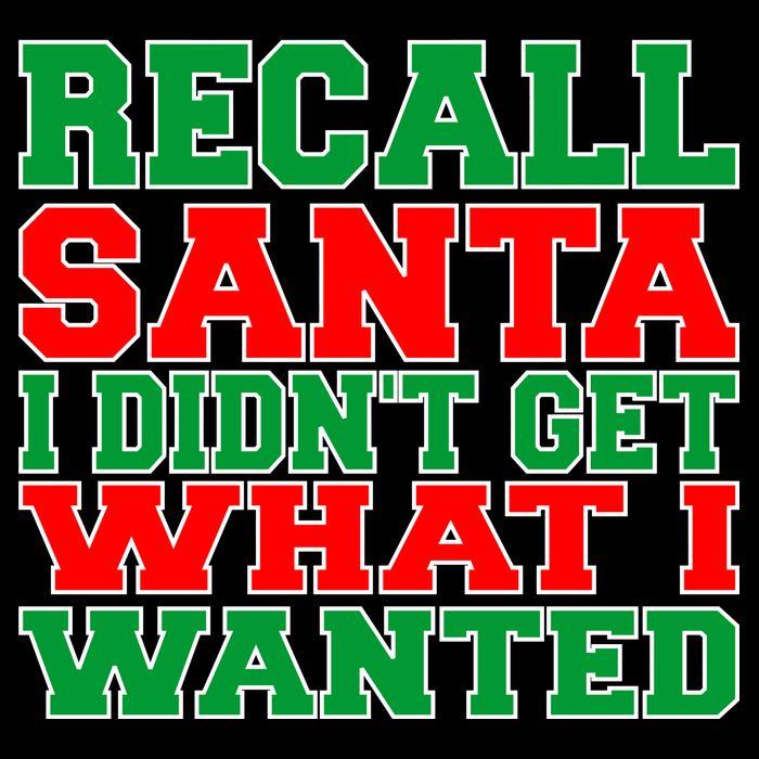 Recall Santa Zip Tote Bag
