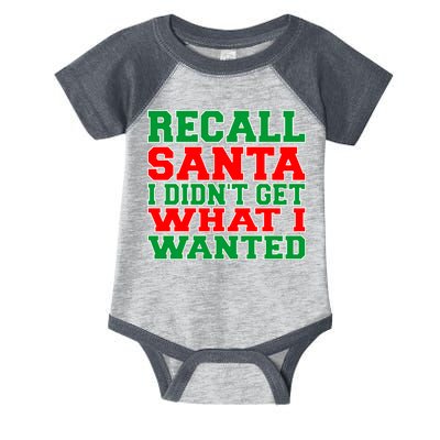 Recall Santa Infant Baby Jersey Bodysuit