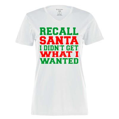 Recall Santa Women's Momentum V-Neck T-Shirt