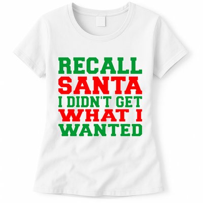 Recall Santa Womens T-Shirt