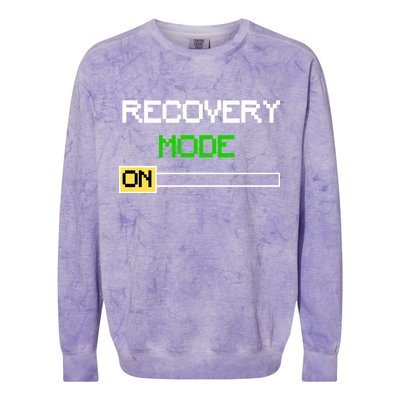 Recovery Mode On Colorblast Crewneck Sweatshirt