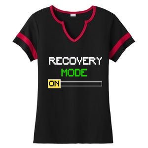 Recovery Mode On Ladies Halftime Notch Neck Tee