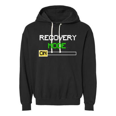 Recovery Mode On Garment-Dyed Fleece Hoodie