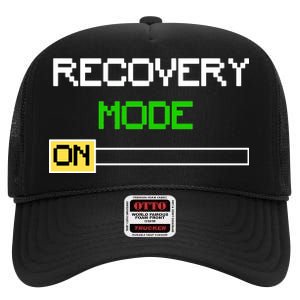 Recovery Mode On High Crown Mesh Back Trucker Hat