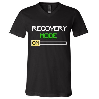 Recovery Mode On V-Neck T-Shirt