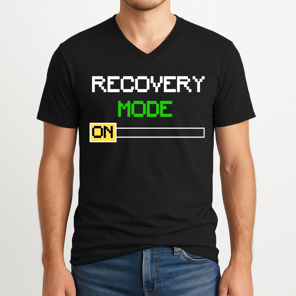 Recovery Mode On V-Neck T-Shirt