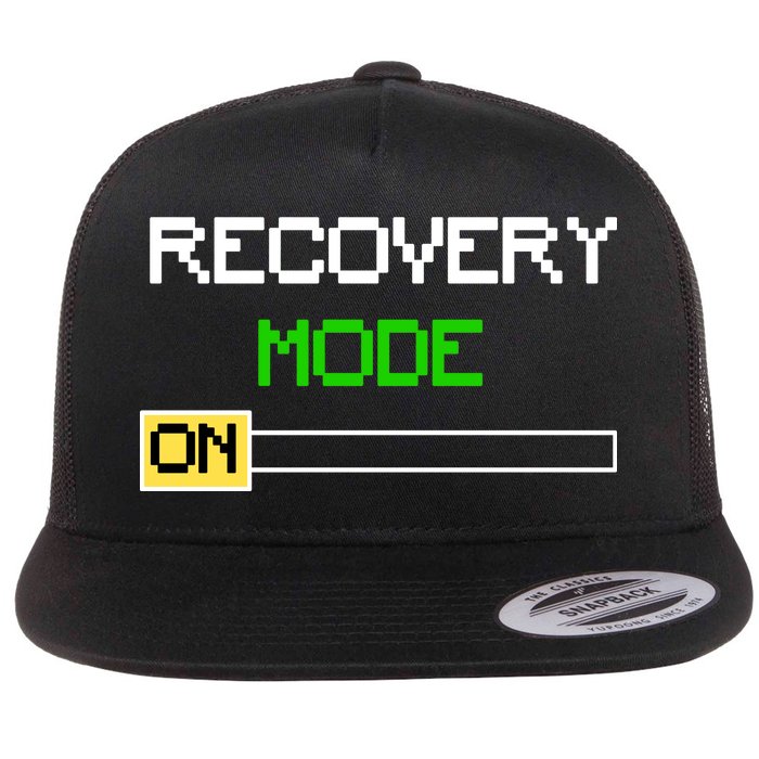 Recovery Mode On Flat Bill Trucker Hat