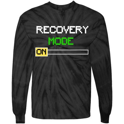 Recovery Mode On Tie-Dye Long Sleeve Shirt