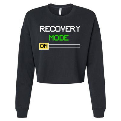 Recovery Mode On Cropped Pullover Crew