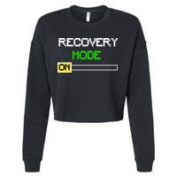 Recovery Mode On Cropped Pullover Crew