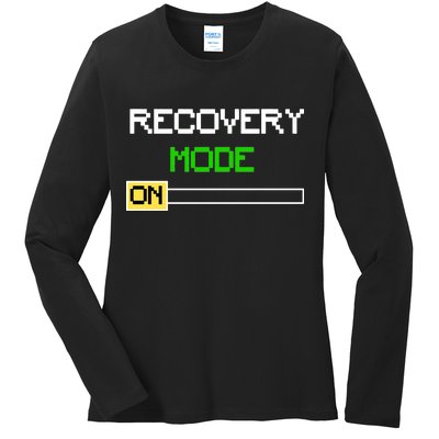 Recovery Mode On Ladies Long Sleeve Shirt