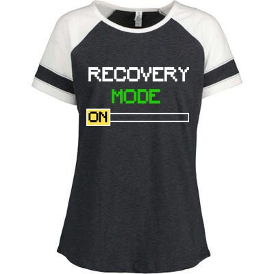 Recovery Mode On Enza Ladies Jersey Colorblock Tee