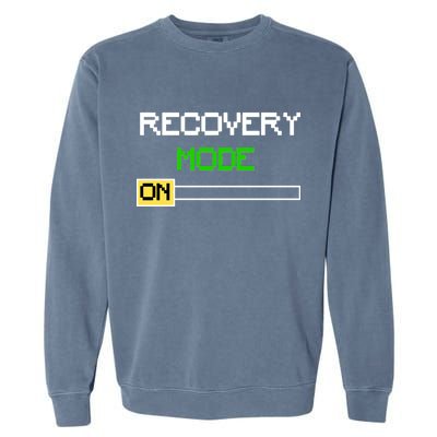 Recovery Mode On Garment-Dyed Sweatshirt