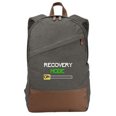 Recovery Mode On Cotton Canvas Backpack
