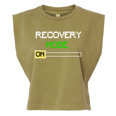 Recovery Mode On Garment-Dyed Women's Muscle Tee