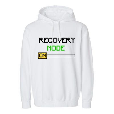 Recovery Mode On Garment-Dyed Fleece Hoodie