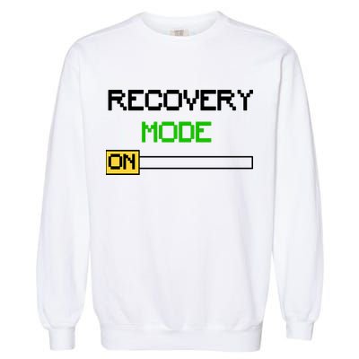 Recovery Mode On Garment-Dyed Sweatshirt