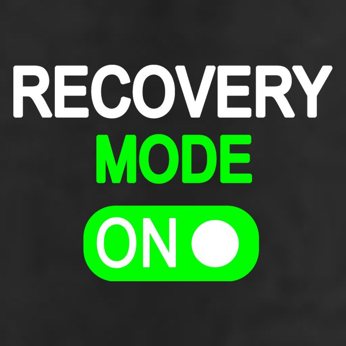 Recovery Mode On Funny 7 Panel Mesh Trucker Snapback Hat