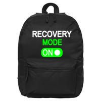 Recovery Mode On Funny 16 in Basic Backpack