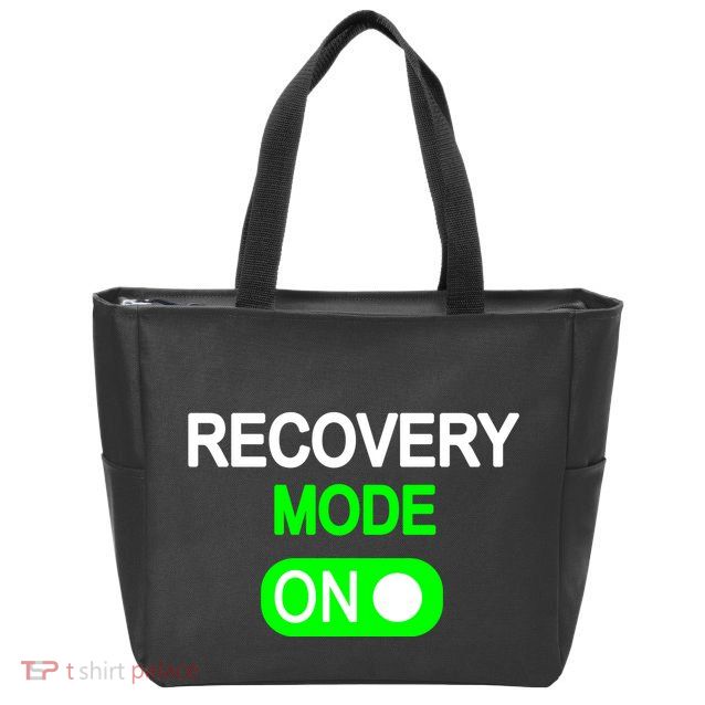 Recovery Mode On Funny Zip Tote Bag