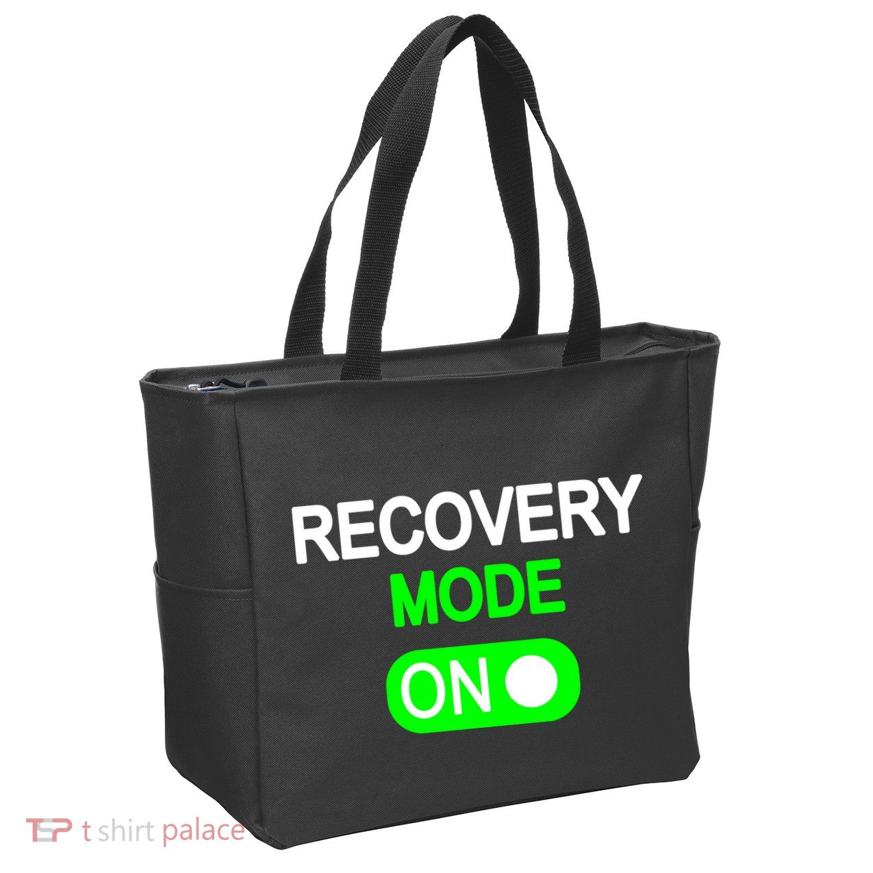 Recovery Mode On Funny Zip Tote Bag