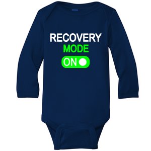 Recovery Mode On Funny Baby Long Sleeve Bodysuit