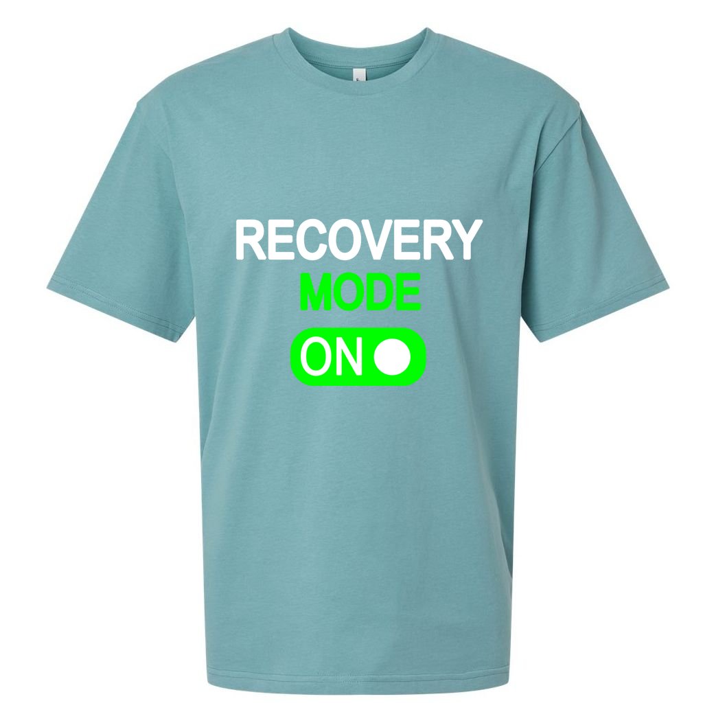 Recovery Mode On Funny Sueded Cloud Jersey T-Shirt