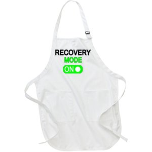 Recovery Mode On Funny Full-Length Apron With Pockets