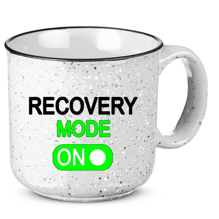 Recovery Mode On Funny 15oz Campfire Ceramic Mug