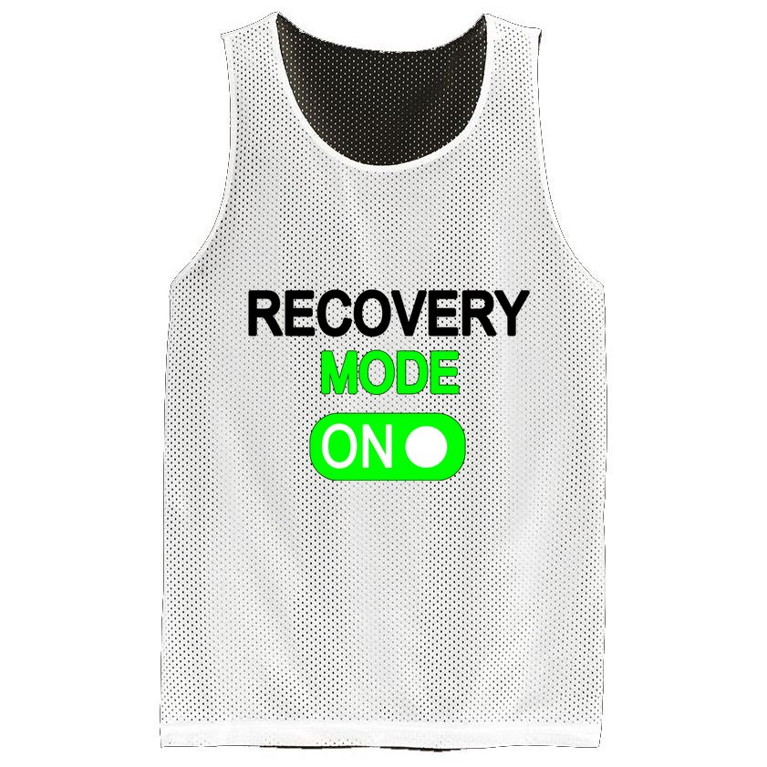 Recovery Mode On Funny Mesh Reversible Basketball Jersey Tank