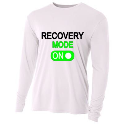 Recovery Mode On Funny Cooling Performance Long Sleeve Crew