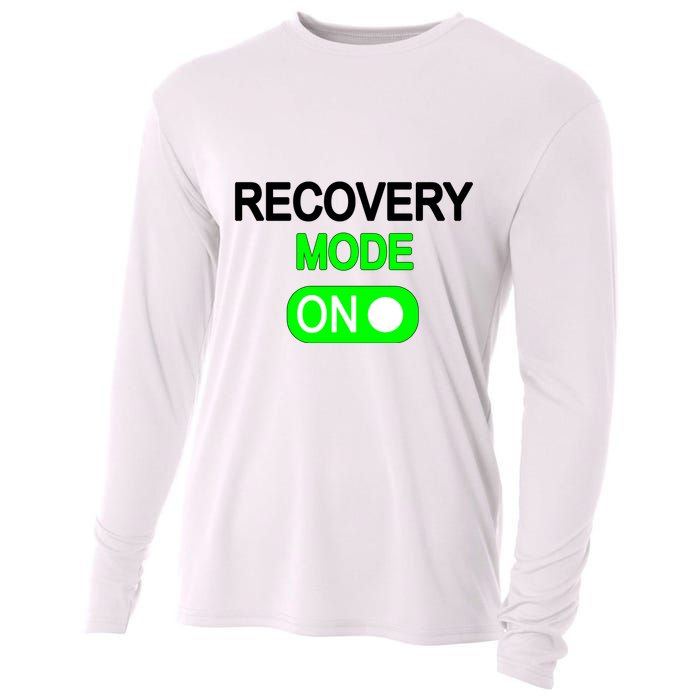 Recovery Mode On Funny Cooling Performance Long Sleeve Crew