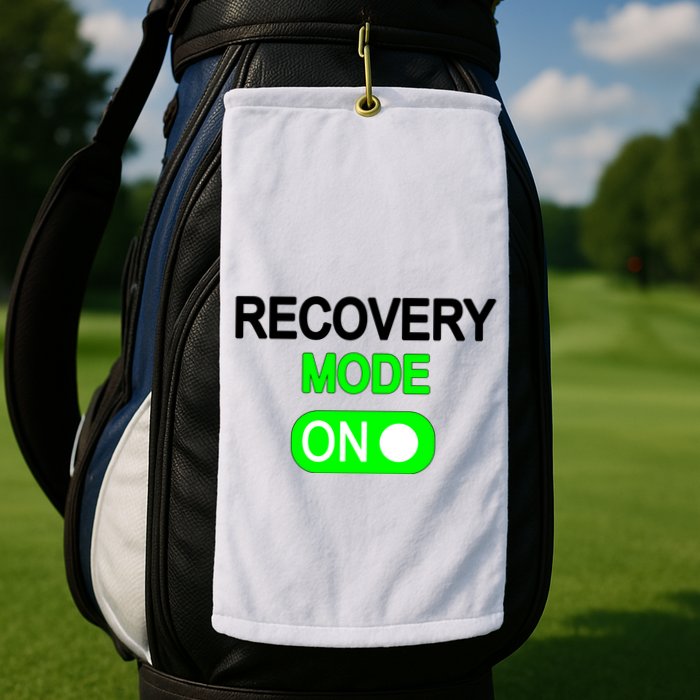 Recovery Mode On Funny Golf Towel