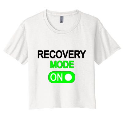 Recovery Mode On Funny Crop Top