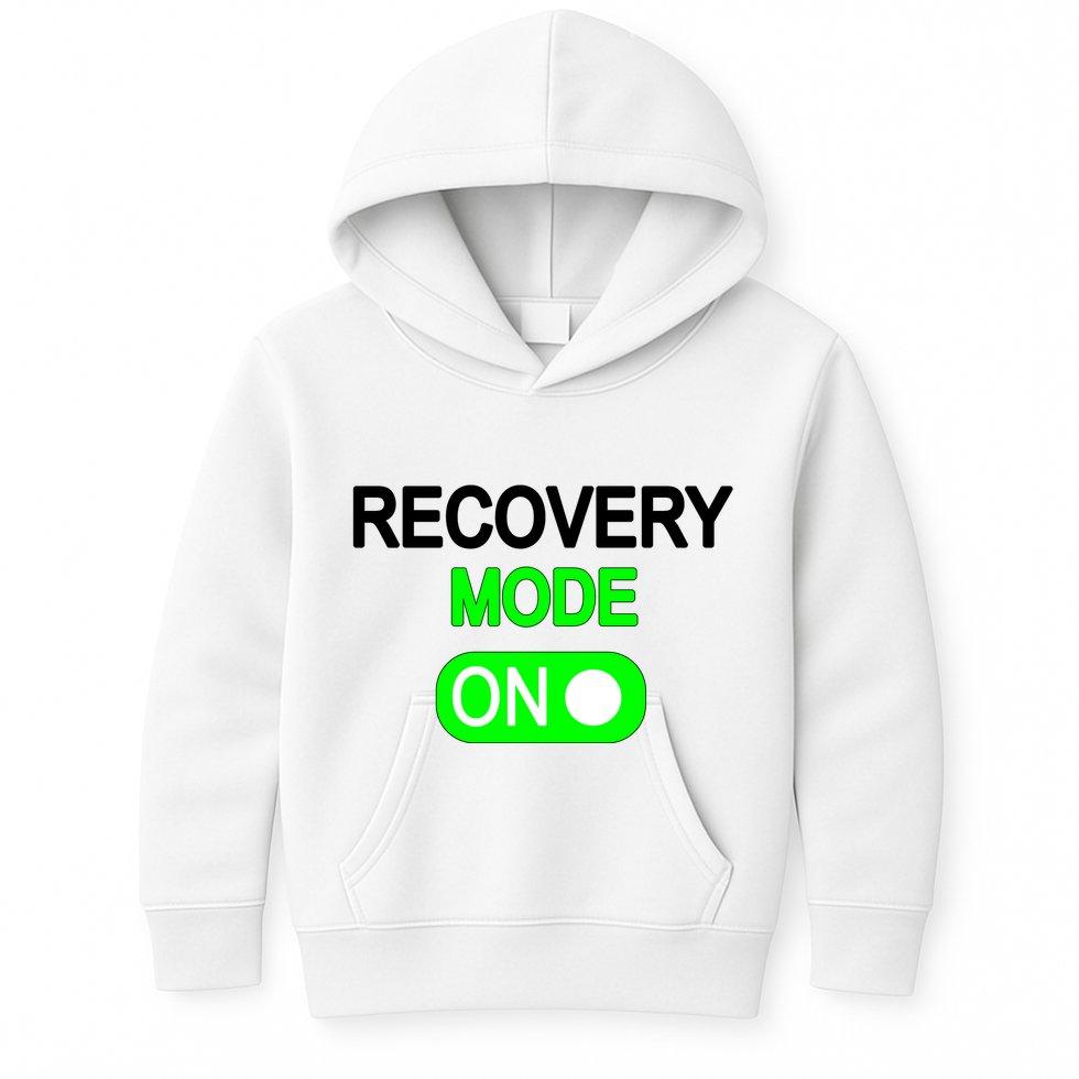 Recovery Mode On Funny Kids Hoodie