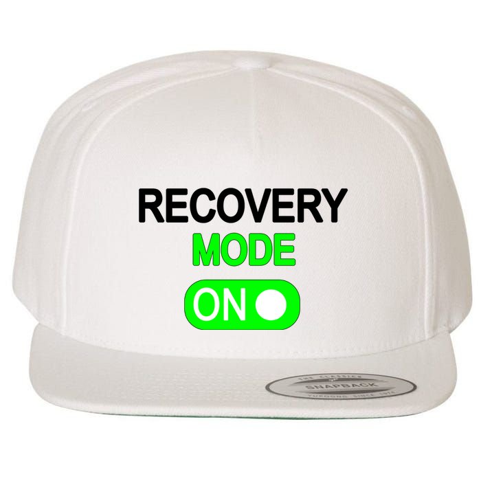 Recovery Mode On Funny Wool Snapback Cap