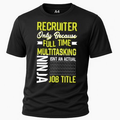 Recruiter Full Time Multitasking Job Title Performance Shirt