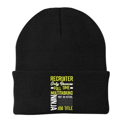 Recruiter Full Time Multitasking Job Title Beanie