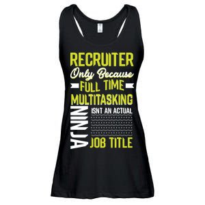 Recruiter Full Time Multitasking Job Title Ladies Essential Flowy Tank