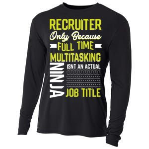 Recruiter Full Time Multitasking Job Title Cooling Performance Long Sleeve Crew