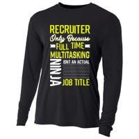 Recruiter Full Time Multitasking Job Title Cooling Performance Long Sleeve Crew