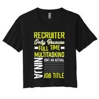 Recruiter Full Time Multitasking Job Title Crop Top