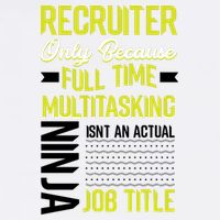 Recruiter Full Time Multitasking Job Title Garment-Dyed Sweatshirt