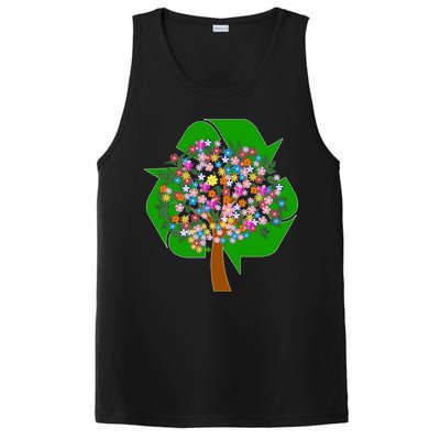 Recycle Reuse Reduce Flower Tree PosiCharge Competitor Tank