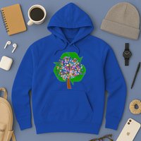 Recycle Reuse Reduce Flower Tree Hoodie