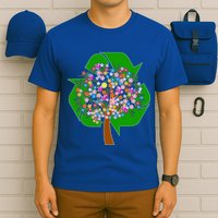Recycle Reuse Reduce Flower Tree T-Shirt